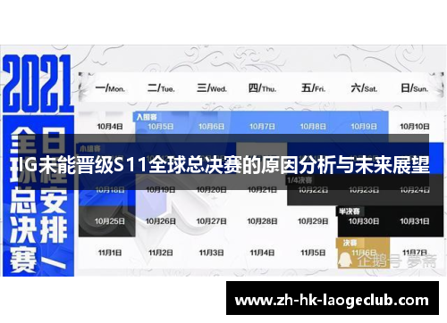 IG未能晋级S11全球总决赛的原因分析与未来展望
