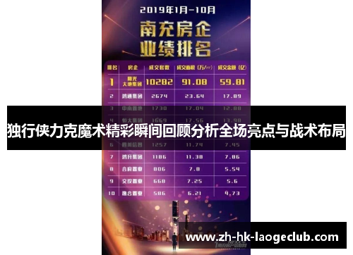 独行侠力克魔术精彩瞬间回顾分析全场亮点与战术布局